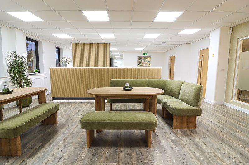 Lambourne House Reception Area Seated Area